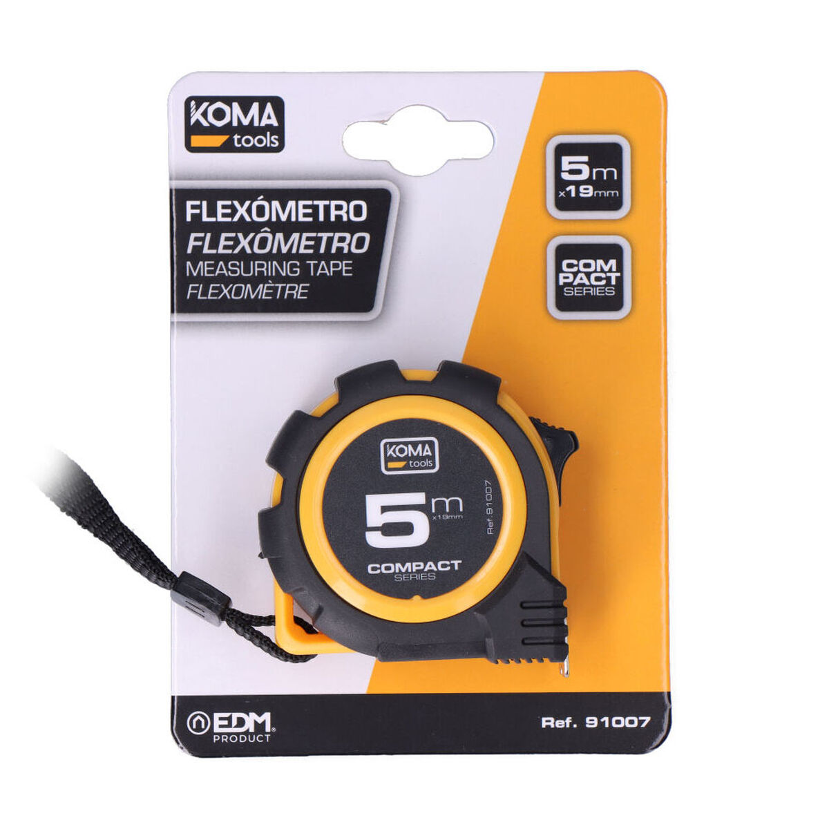Mērlente Koma Tools Compact ABS 5 m x 19 mm